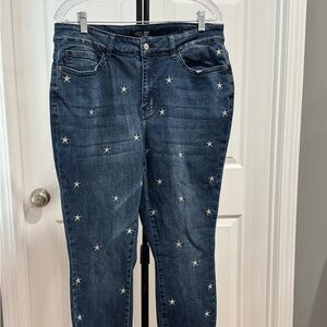 Plus size Judy blue star skinny fit jeans